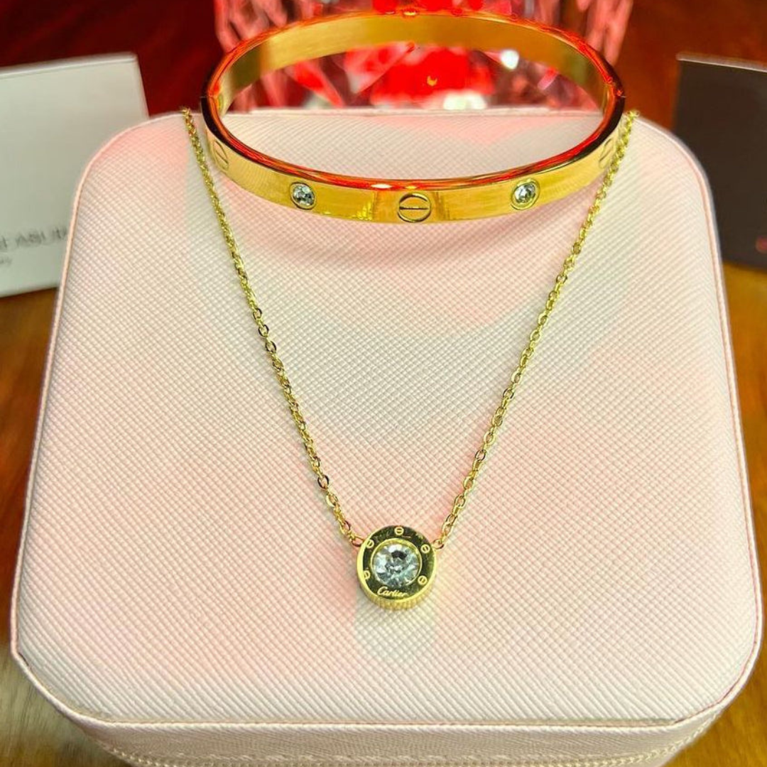 Cartier Bangle & Necklace Set